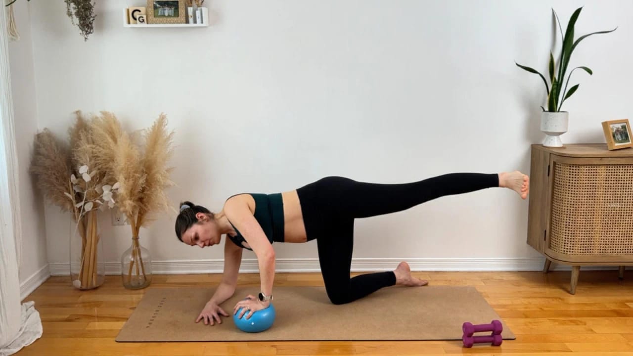 Pilates - Tonifier l'ensemble du corps avec ballon & haltères