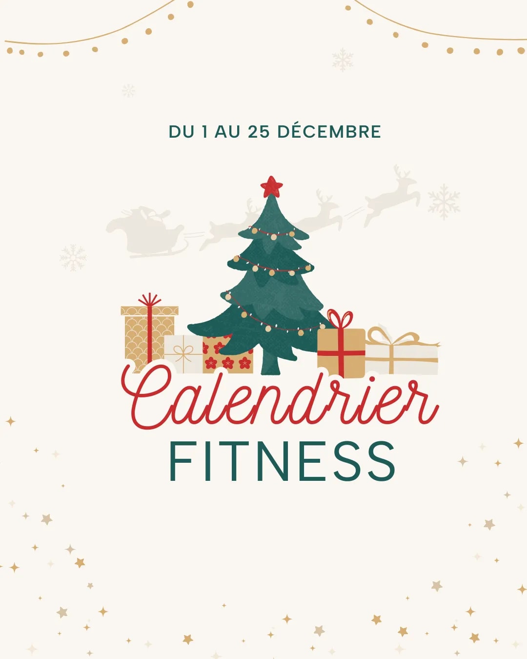 Programme: Calendrier du Fitness 🎄
